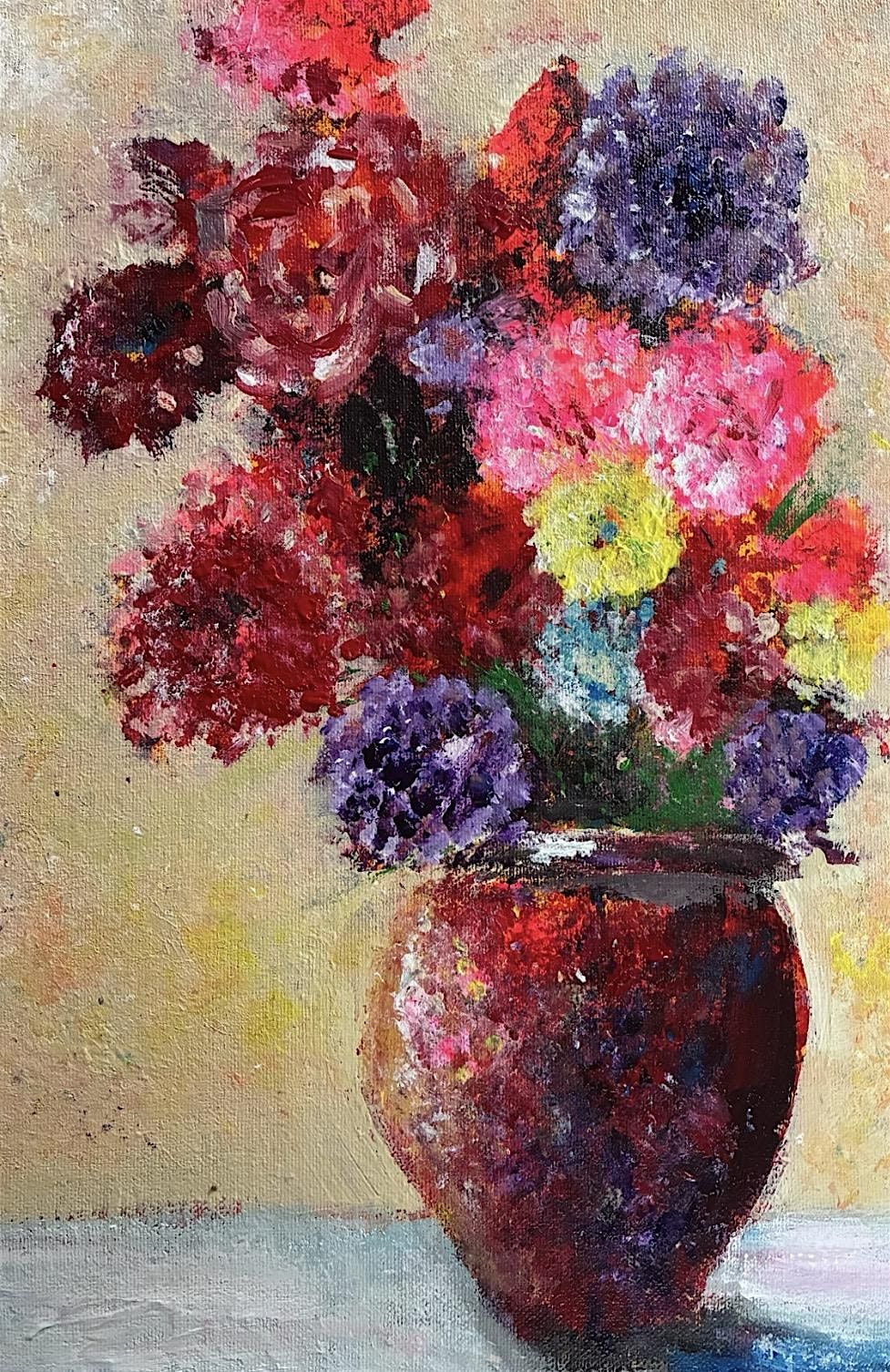 Abstract Florals: Loosening Up with the Burridge Method