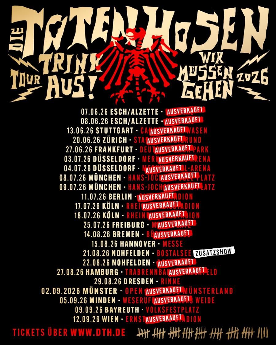 Die Toten Hosen Hannover Tickets