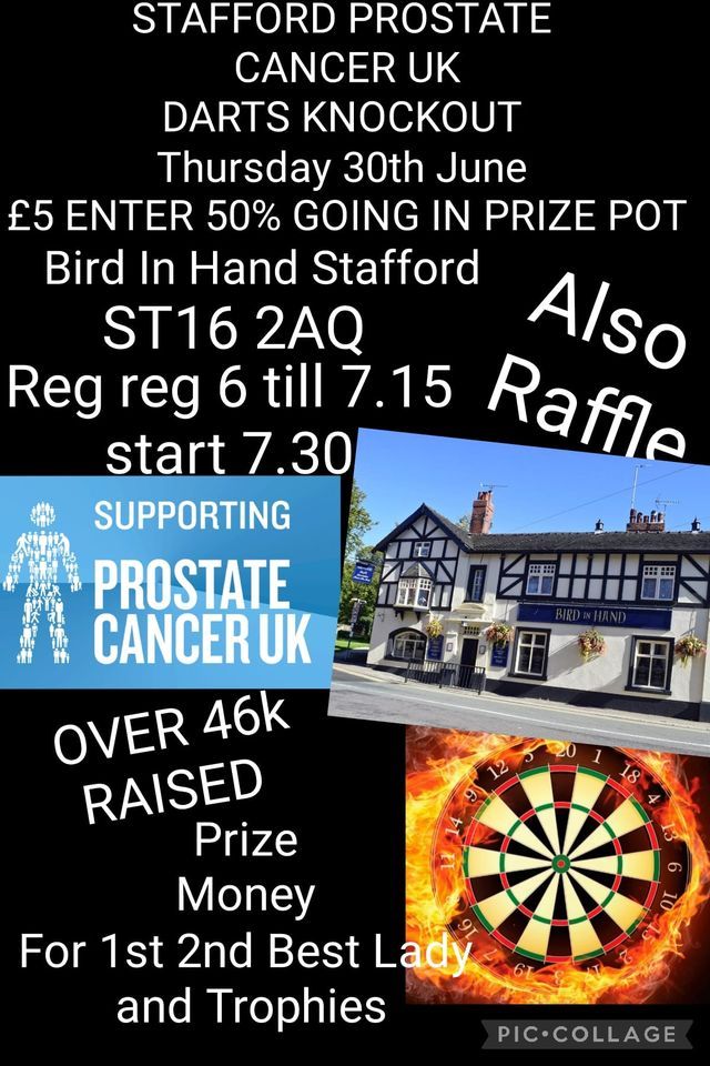 Stafford Prostate Cancer Uk Knockout The Bird In Hand Stafford June 30 22