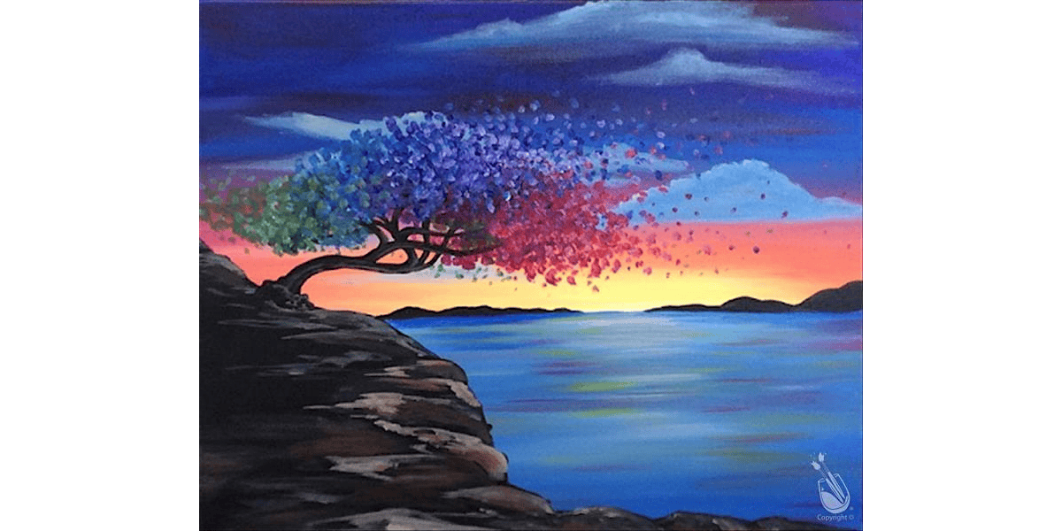 Rainbow Tree - Paint and Sip in New Braunfels | Classpop!\u2122