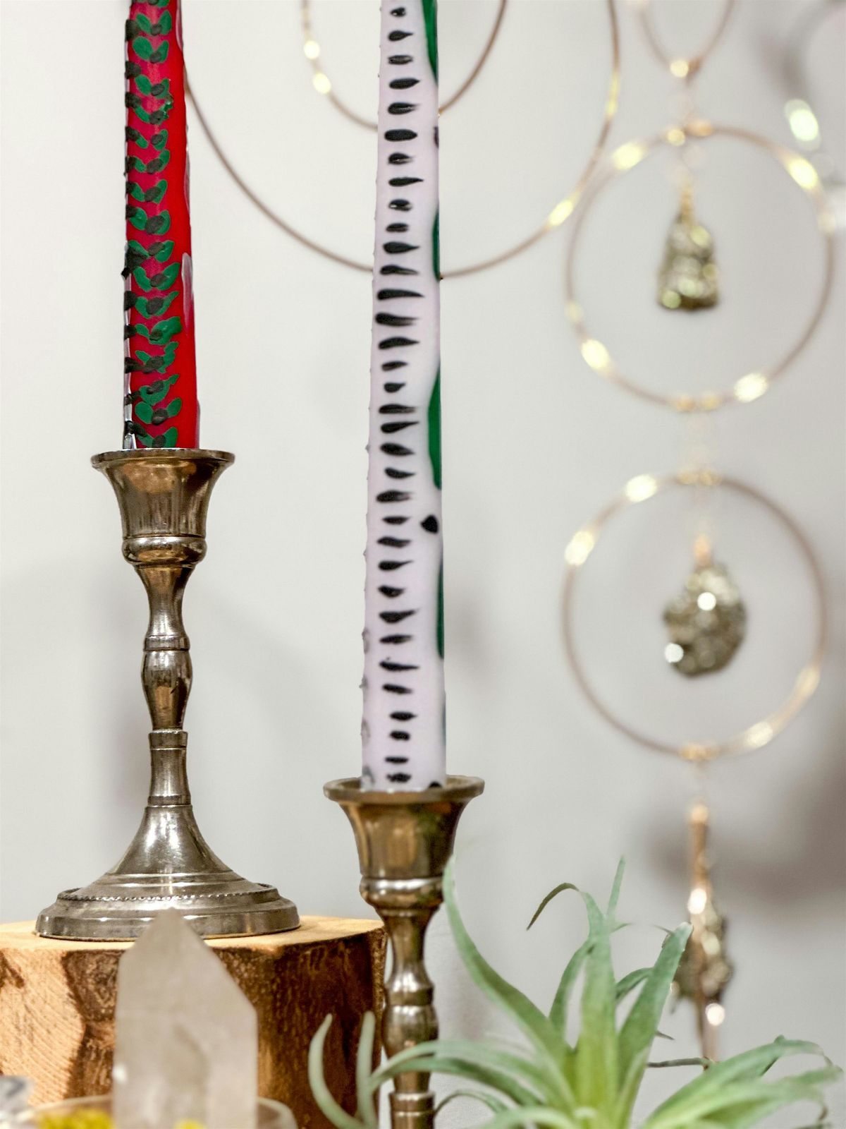 Painted Candlestick Craft Workshop with local artist Elise Marie DeSigns