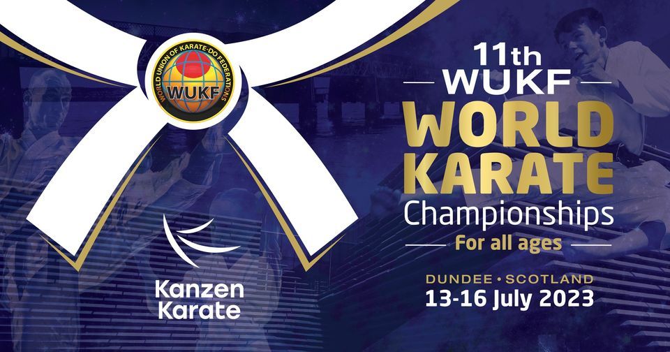 2023 WUKF World Karate Championships Dundee Ice Arena July 13 to