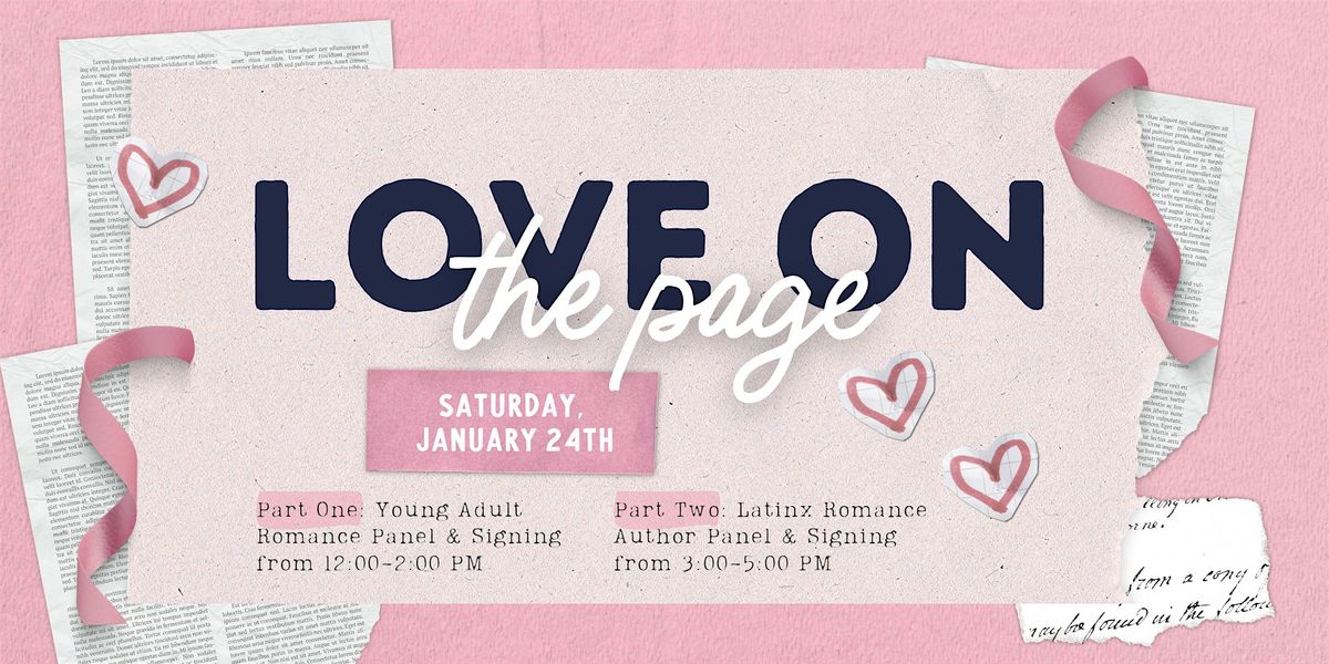 Love on the Page | Latinx Representation Panel & Signing