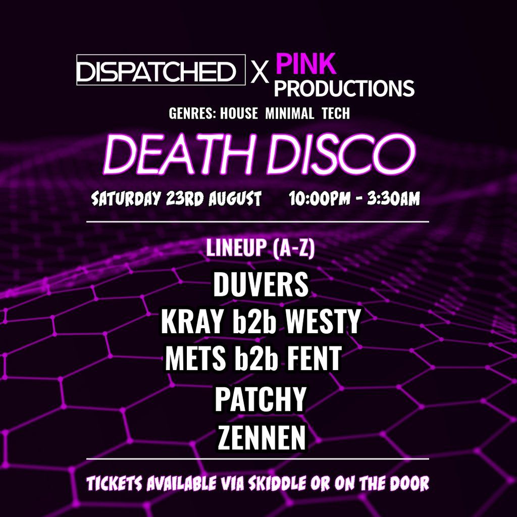 Death Disco: Dispatched x Pink Productions