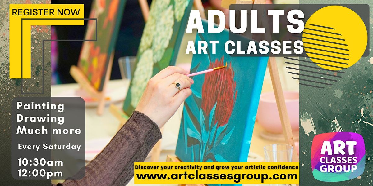 Adult Art Classes \u2013 Painting & Drawing (All Levels) | Saturdays