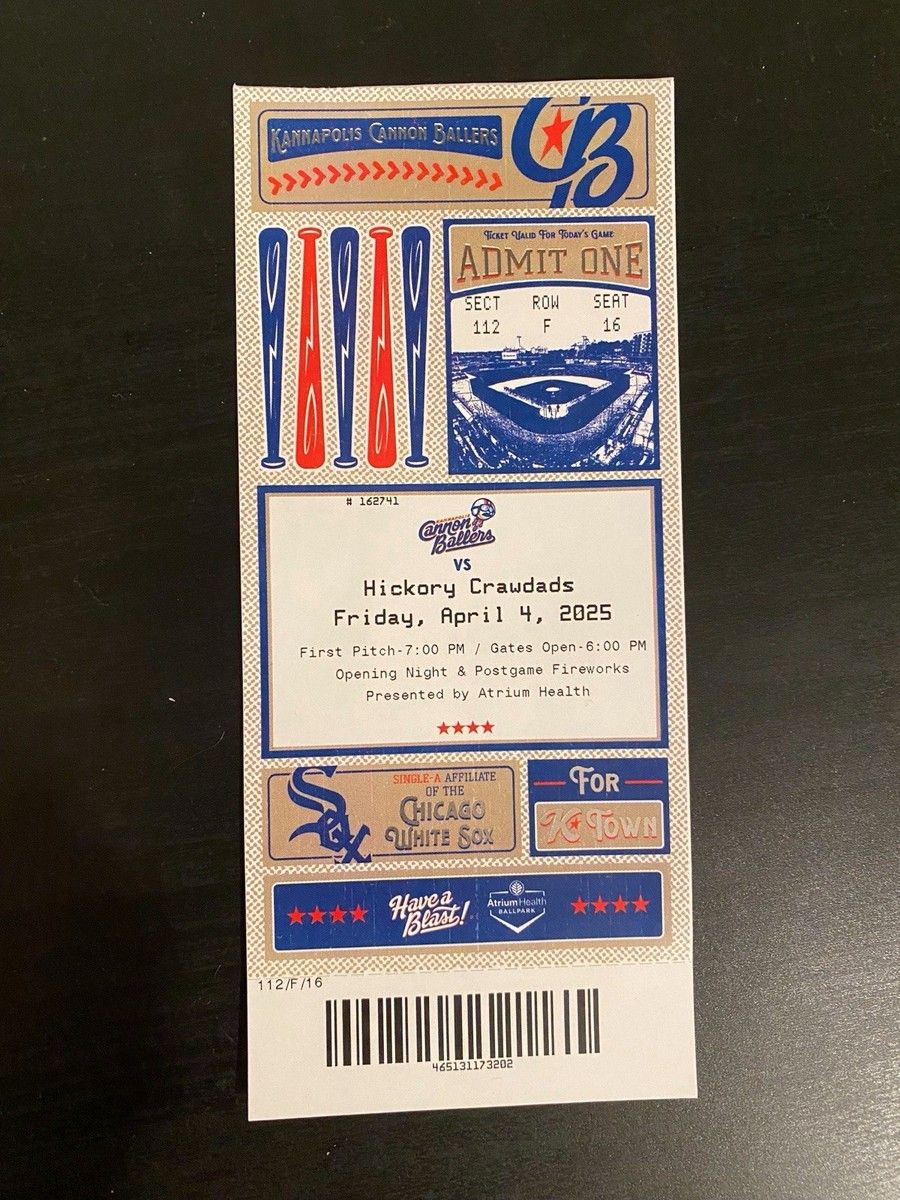 Kannapolis Cannon Ballers at Hickory Crawdads at LP Frans Stadium