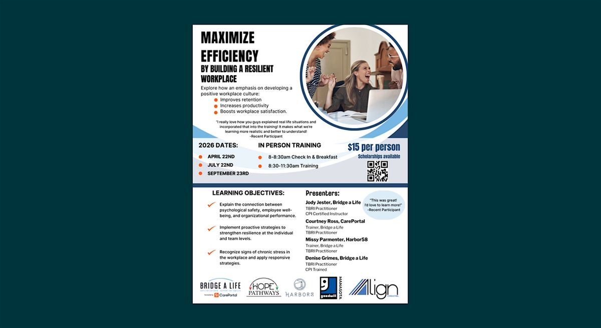 Copy of Maximize Efficiency by Building a Resilient Workplace