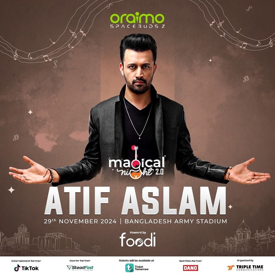 Atif Aslam at CURE Insurance Arena