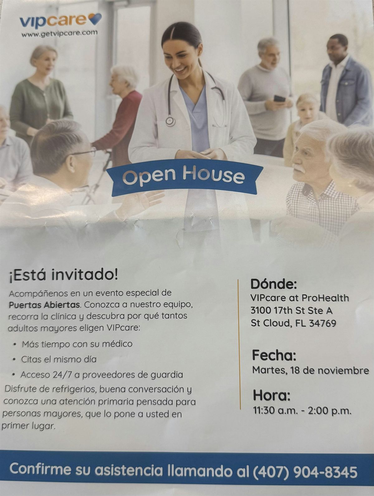 Open House  For Seniors