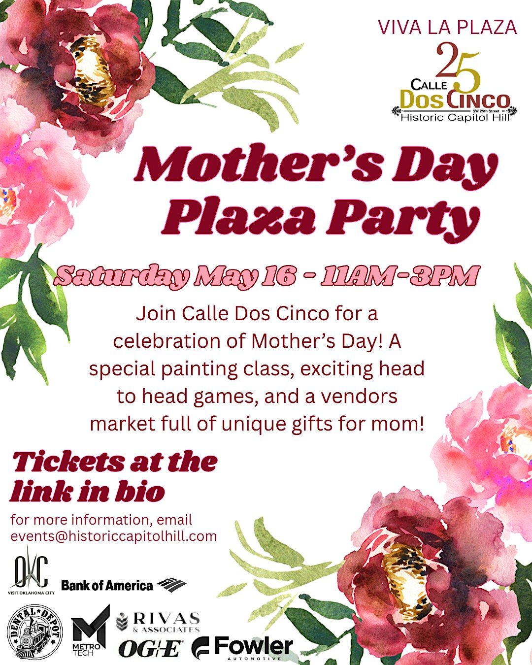 Mother's Day Plaza Party