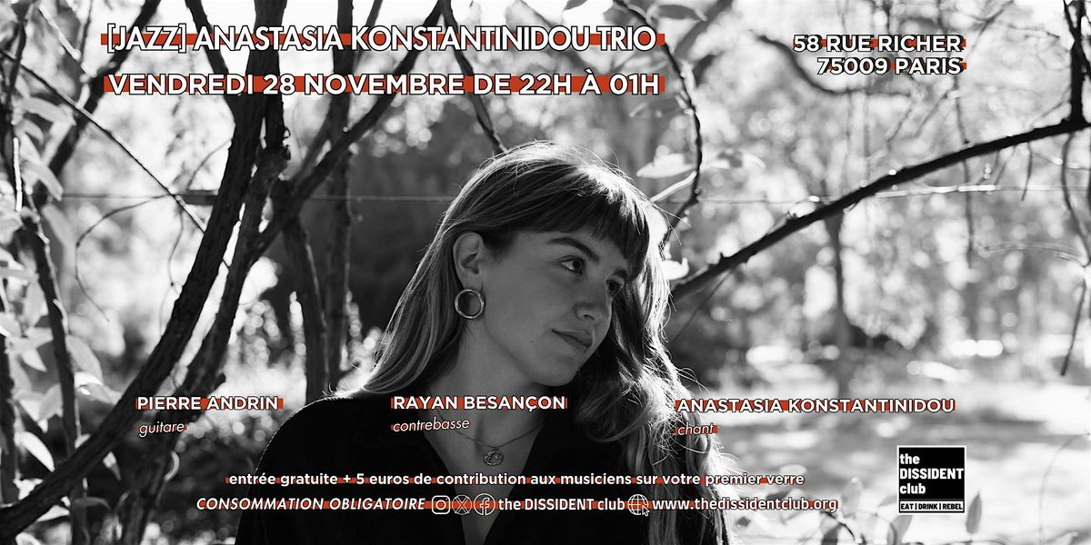 [JAZZ] Anastasia Konstantinidou Trio