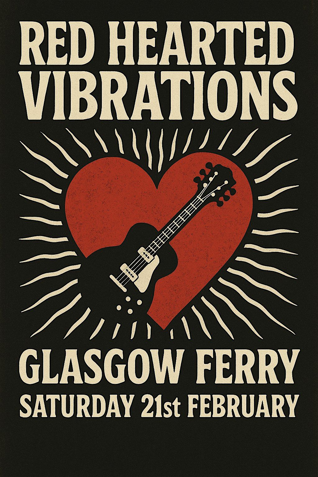 Red Hearted Vibrations Live At The Glasgow Ferry