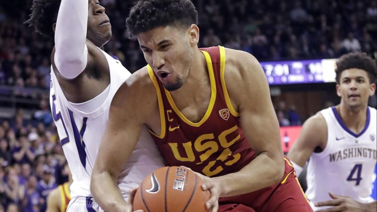 Washington State Cougars at USC Trojans Mens Basketball