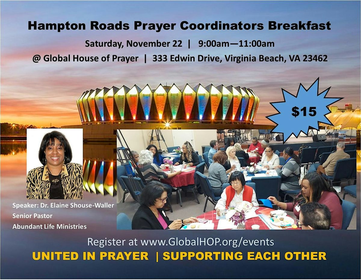 Hampton Roads Prayer Coordinators Breakfast
