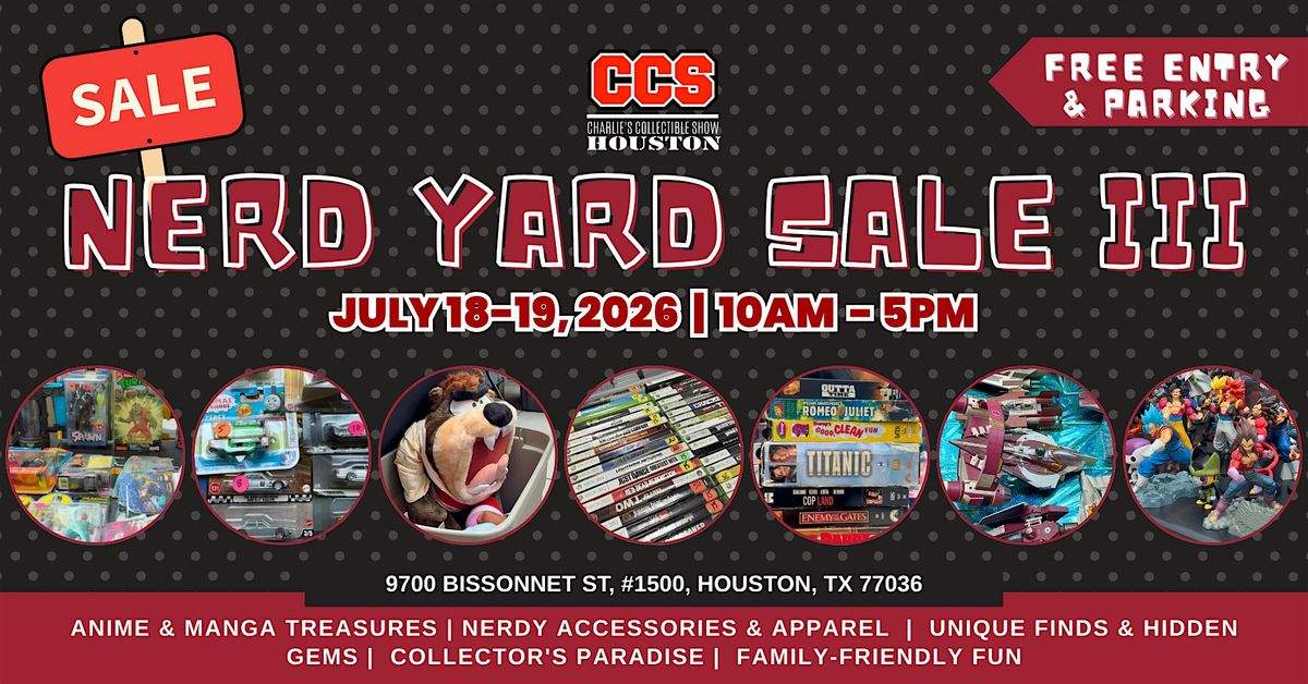CCS Nerd Yard Sale III