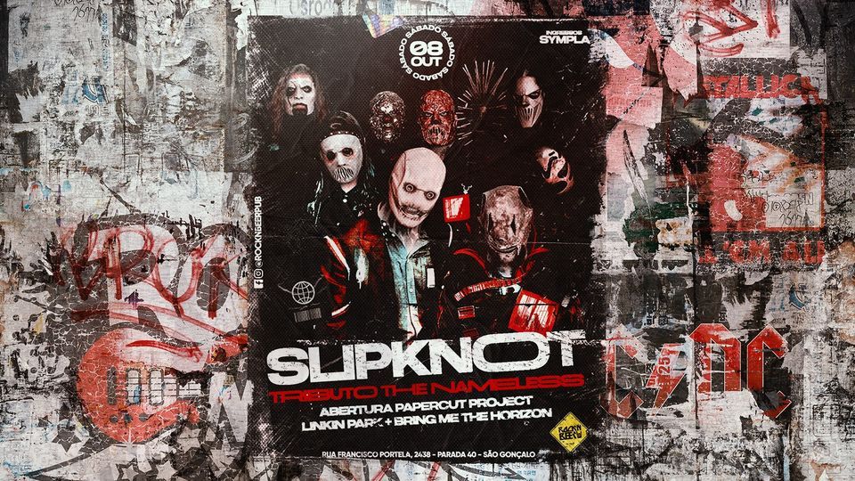 SLIPKNOT TRIBUTO - THE NAMELESS NO ROCKNBEER