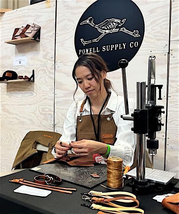 Craft Lake City Workshop:  Handmade Leather Book Covers