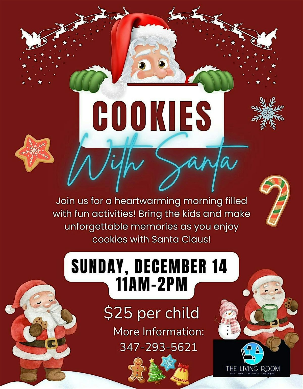 Cookies with Santa at The Living Room