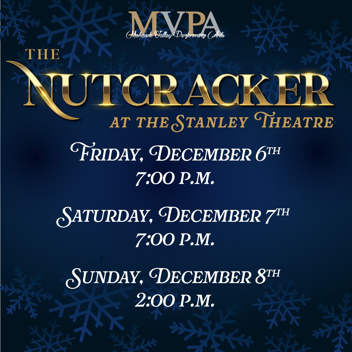 Mohawk Valley Performing Arts - The Nutcracker at Stanley Performing Arts Center