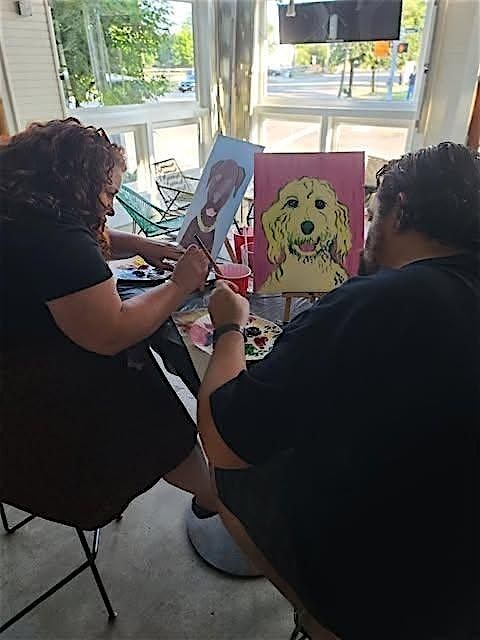 Holiday Pet Portrait Sip & Paint at Axelrad