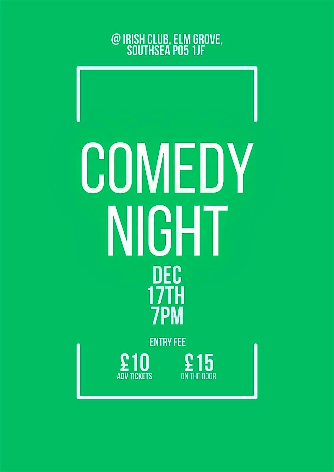Comedy night @ Irish Club, Elm Grove