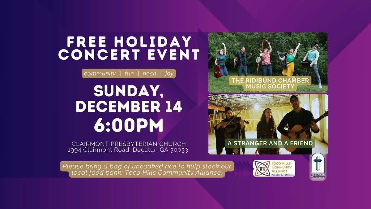 The Ridibund Chamber Music Society & A Stranger and A Friend Event