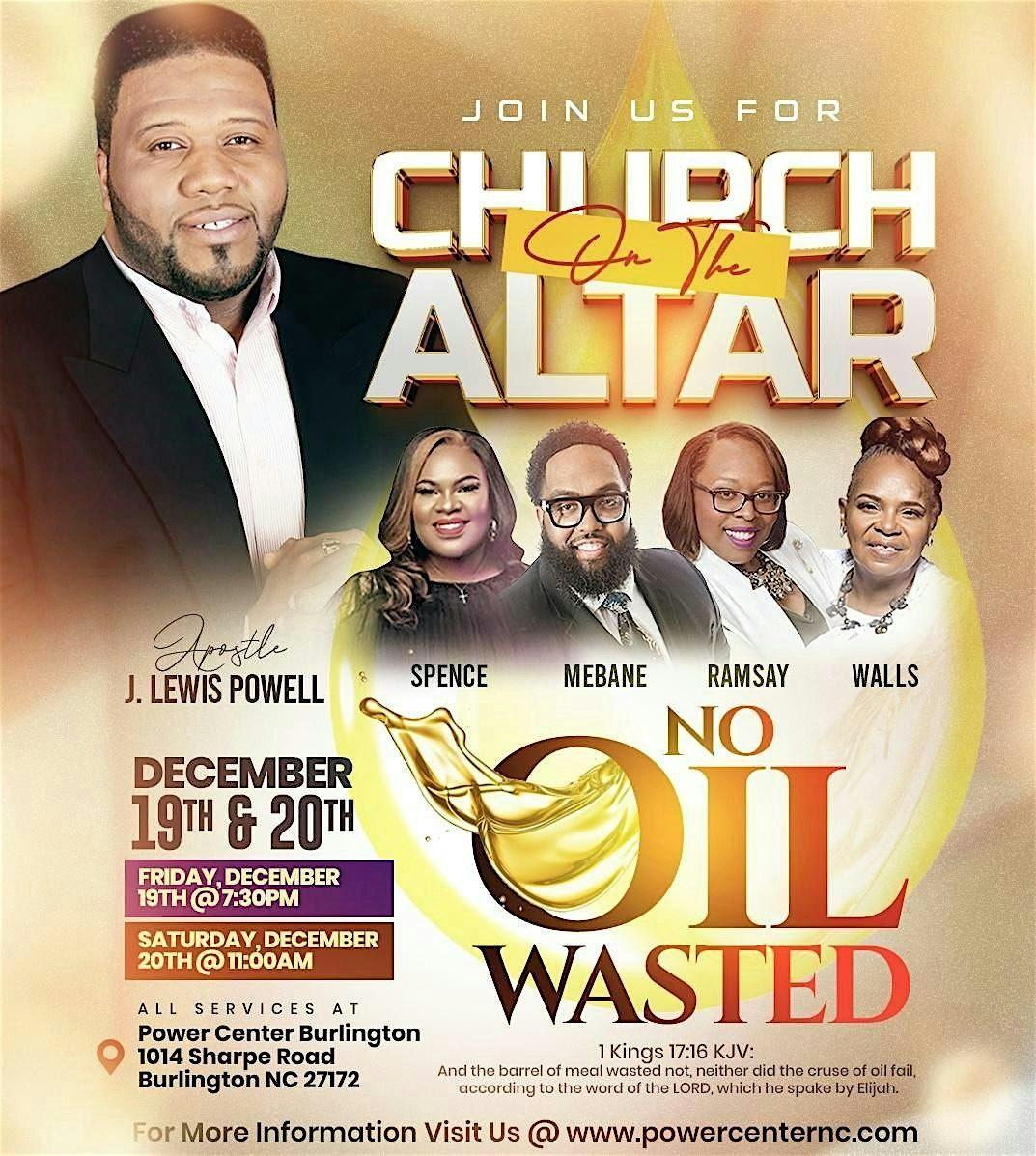 Church On The Altar 2025 - NO OIL WASTED!