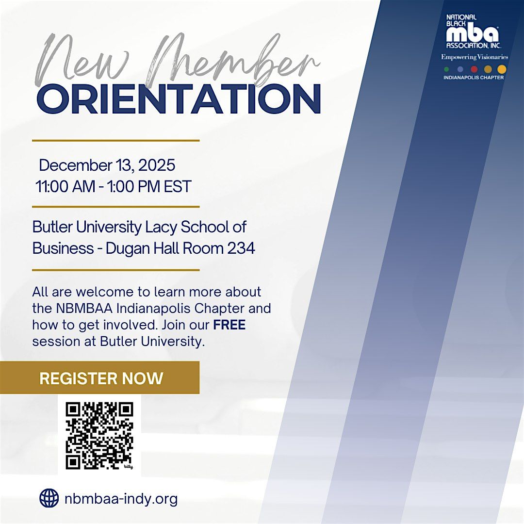 New Member Orientation