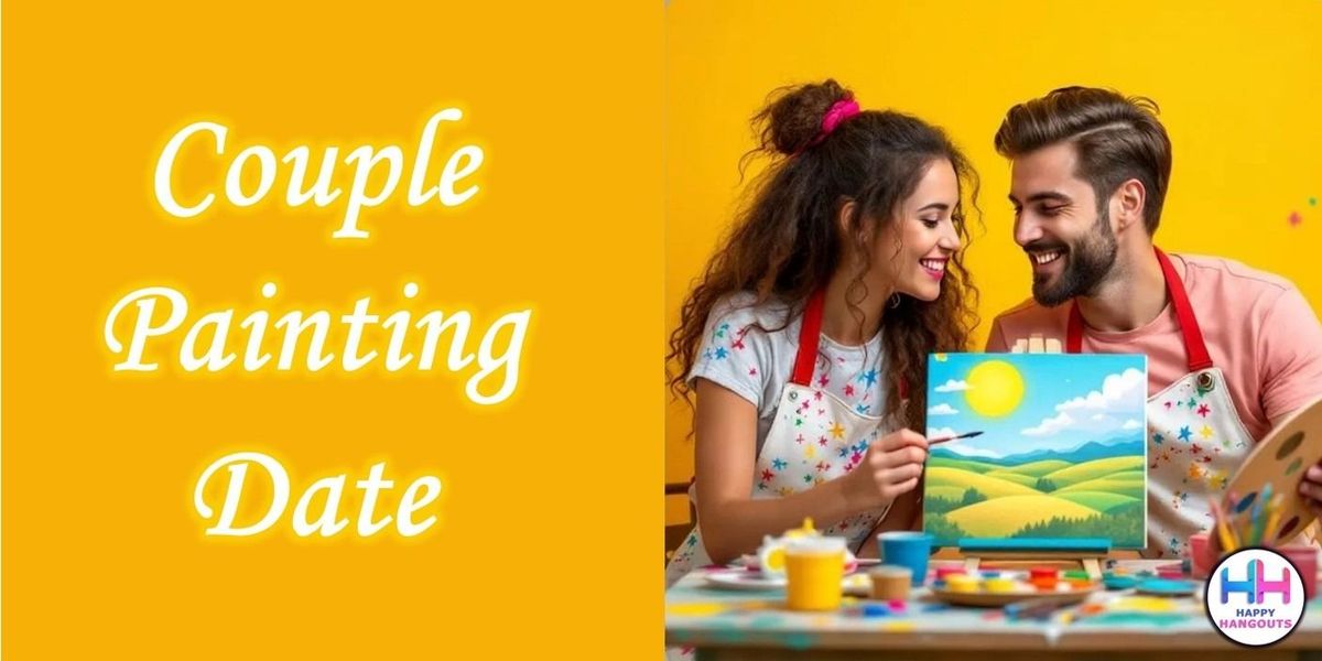Couple Painting Date