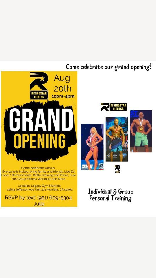 Grand opening - RisingStar Fitness