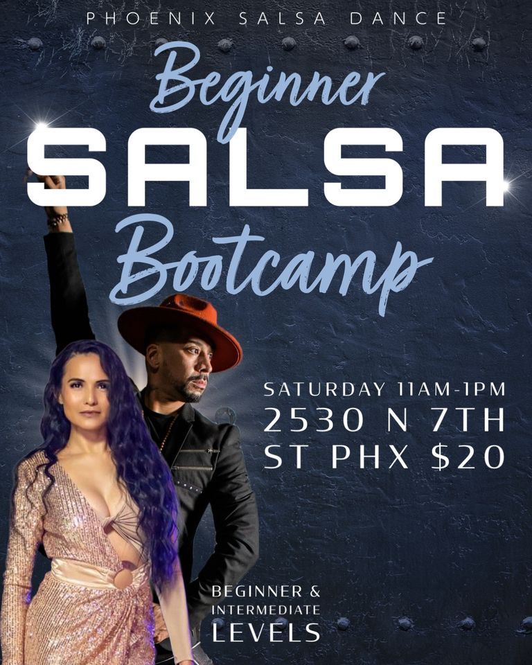 Saturday Beginner Salsa Bootcamp with Lawrence & Jewel! | Phoenix Salsa ...