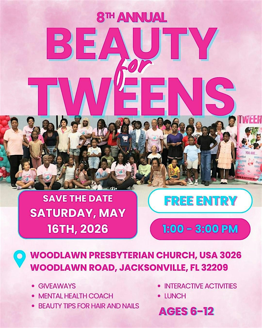 8th Beauty For Tweens