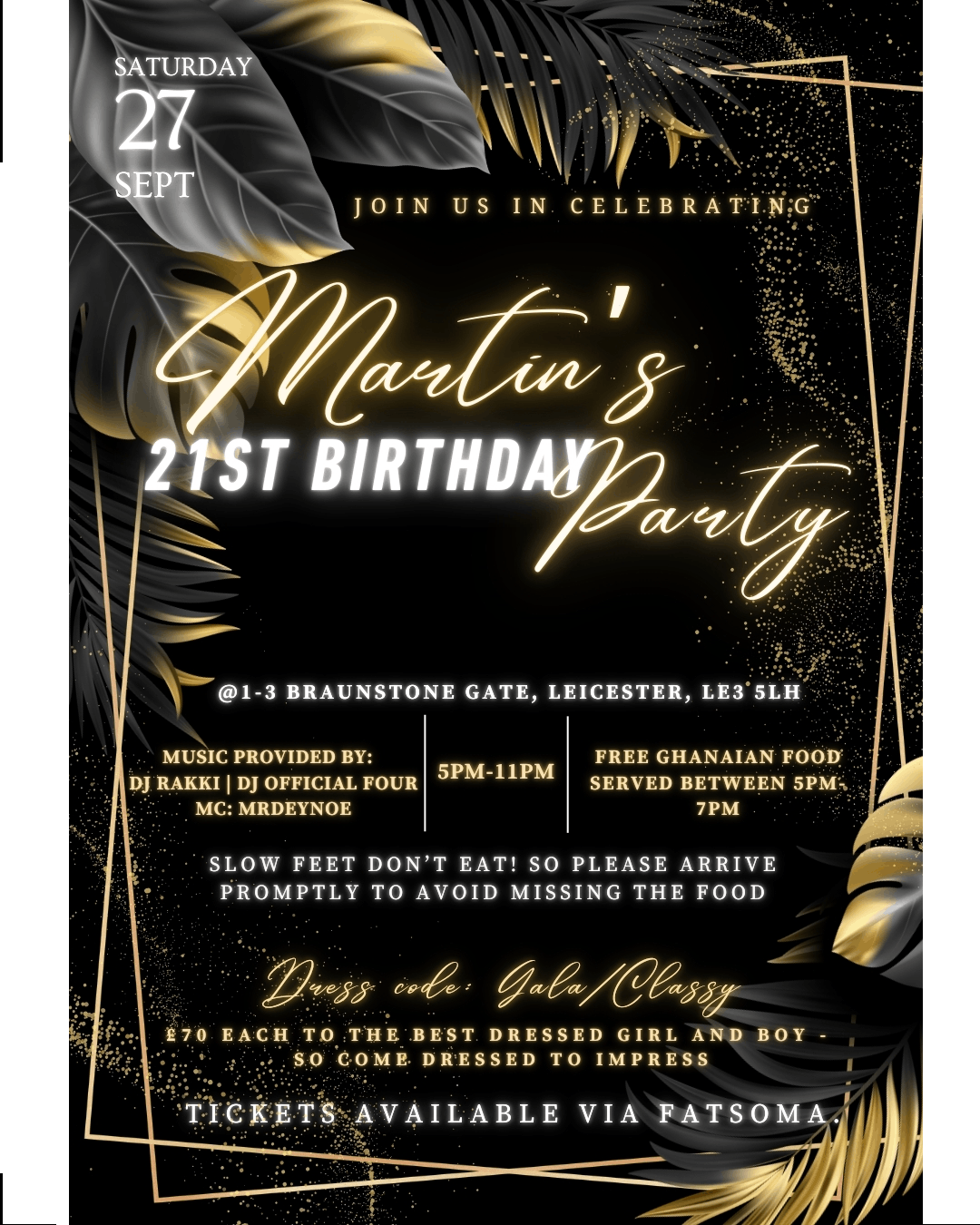 Martin\u2019s 21st Birthday Party