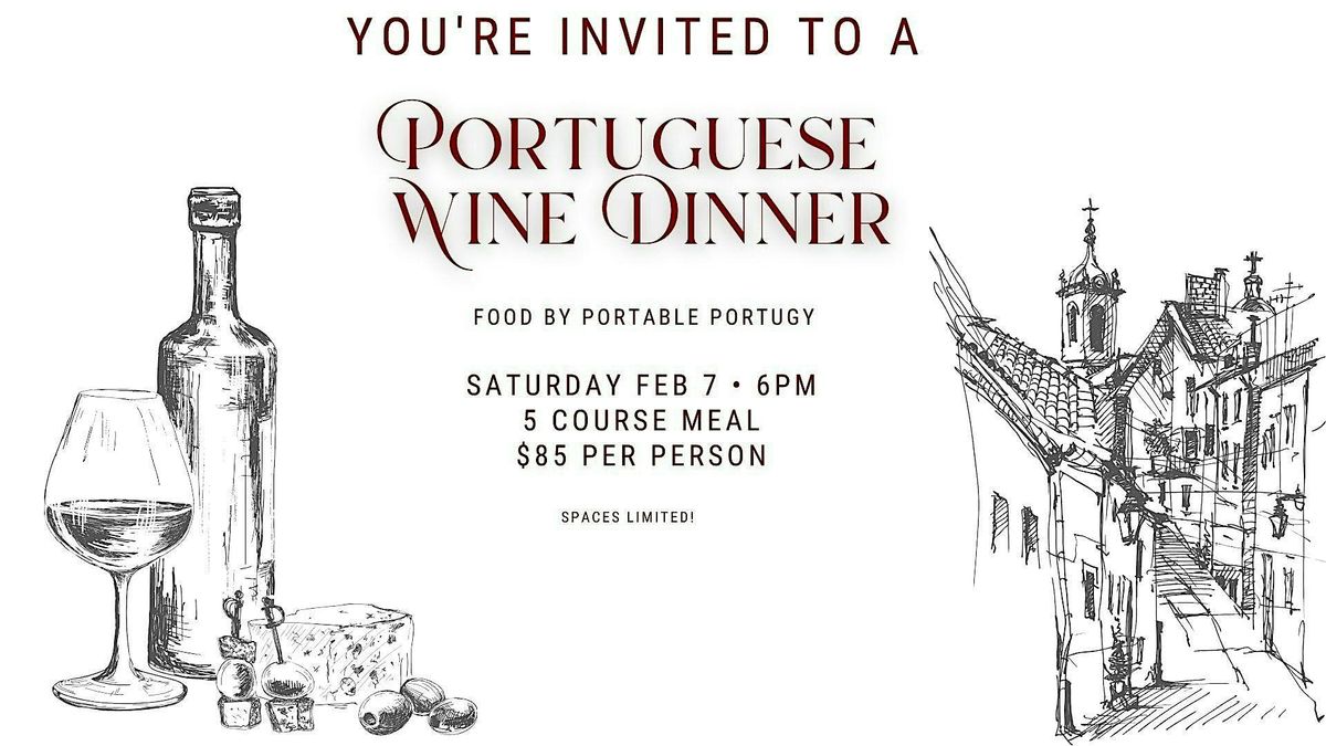 Portuguese Wine Dinner with Bottle Theory x Portable Portugy