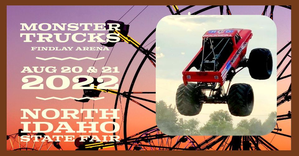 Monster Trucks | Kootenai County Fairgrounds, Rathdrum, ID | August 20, 2022 Monster Trucks | Kootenai County Fairgrounds, Rathdrum, ID | August 20, 2022