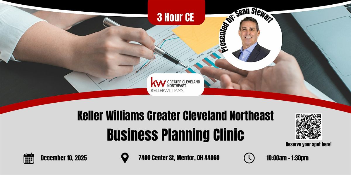 Business Planning Clinic with Sean Stewart