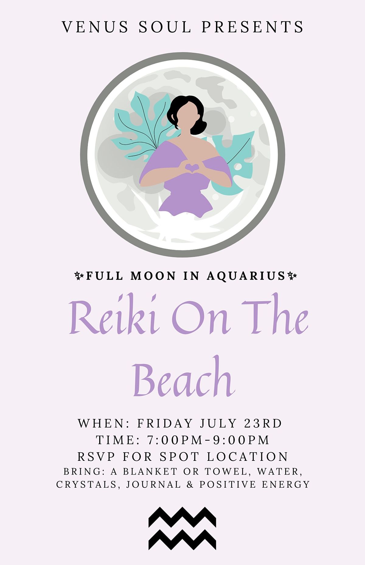 Reiki On The Beach Full Moon In Aquarius Deerfield Beach July 23 21