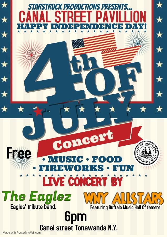 July 4 concert and fireworks with the WNY ALLSTARS 200 Niagara St
