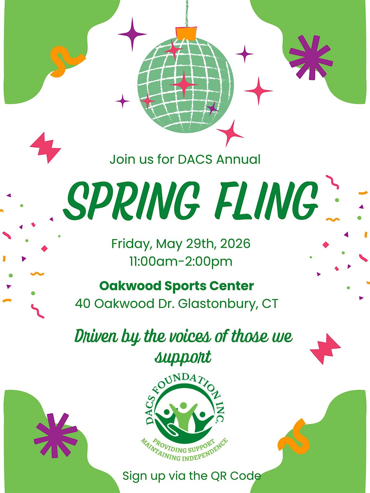 DACS Annual Spring Fling (For Individuals with Disabilities)