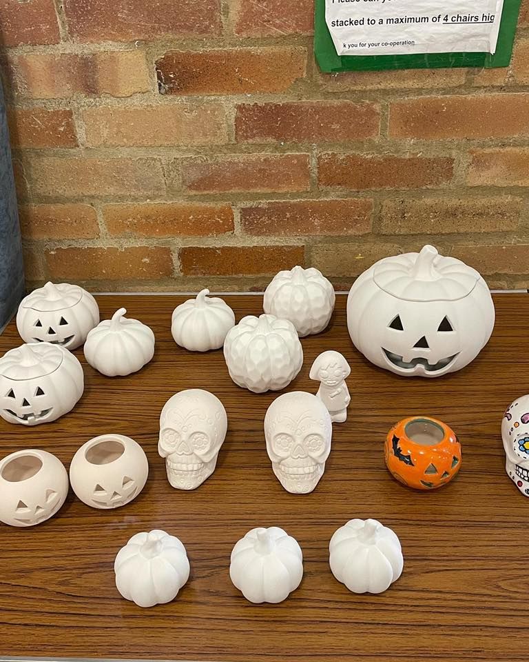 Halloween Pottery Painting | Eglwys Y Groes, Bangor, WA | October 15, 2022