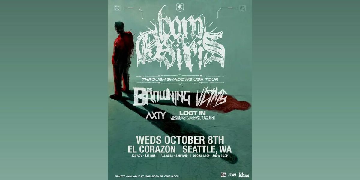 Born of Osiris at Bottom Lounge