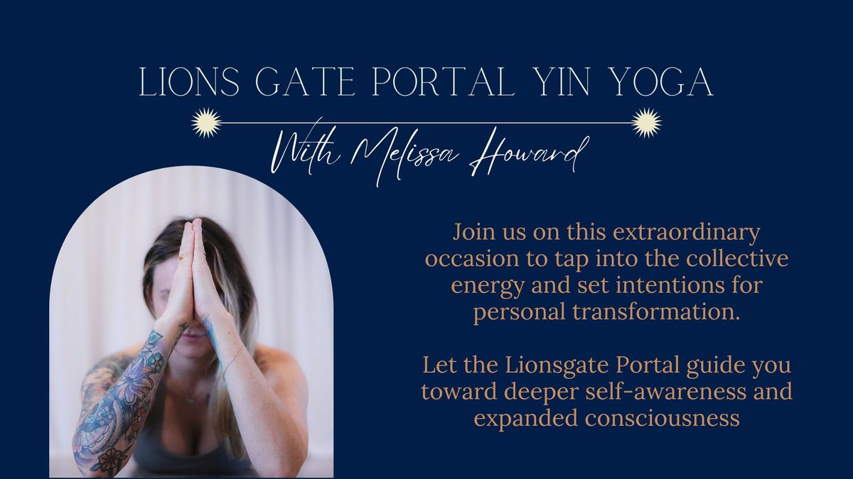 Lions Gate Portal Yin Yoga Twisting Peacock Yoga, Perth, WA August