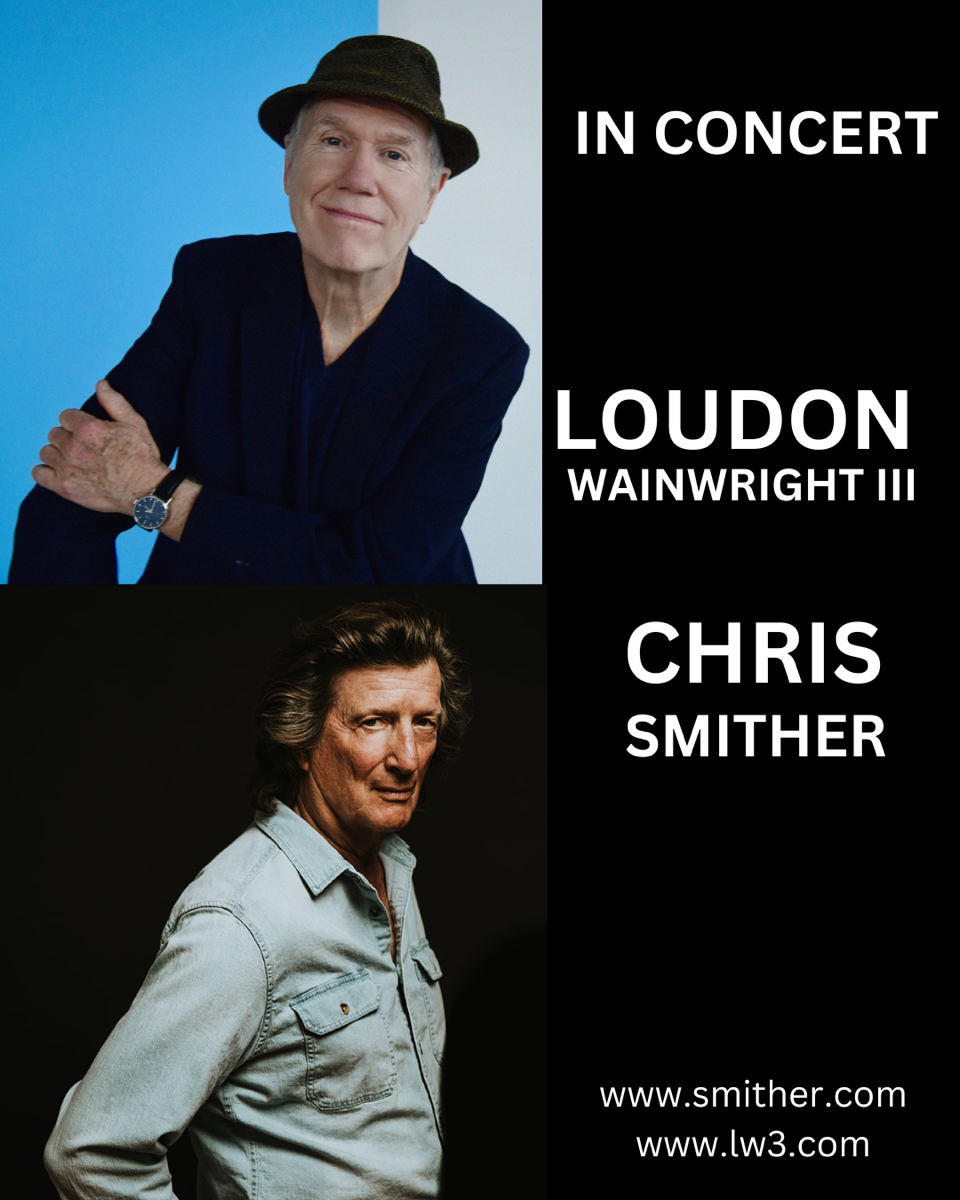 Loudon Wainwright III and Chris Smither at Jefferson Theater-VA