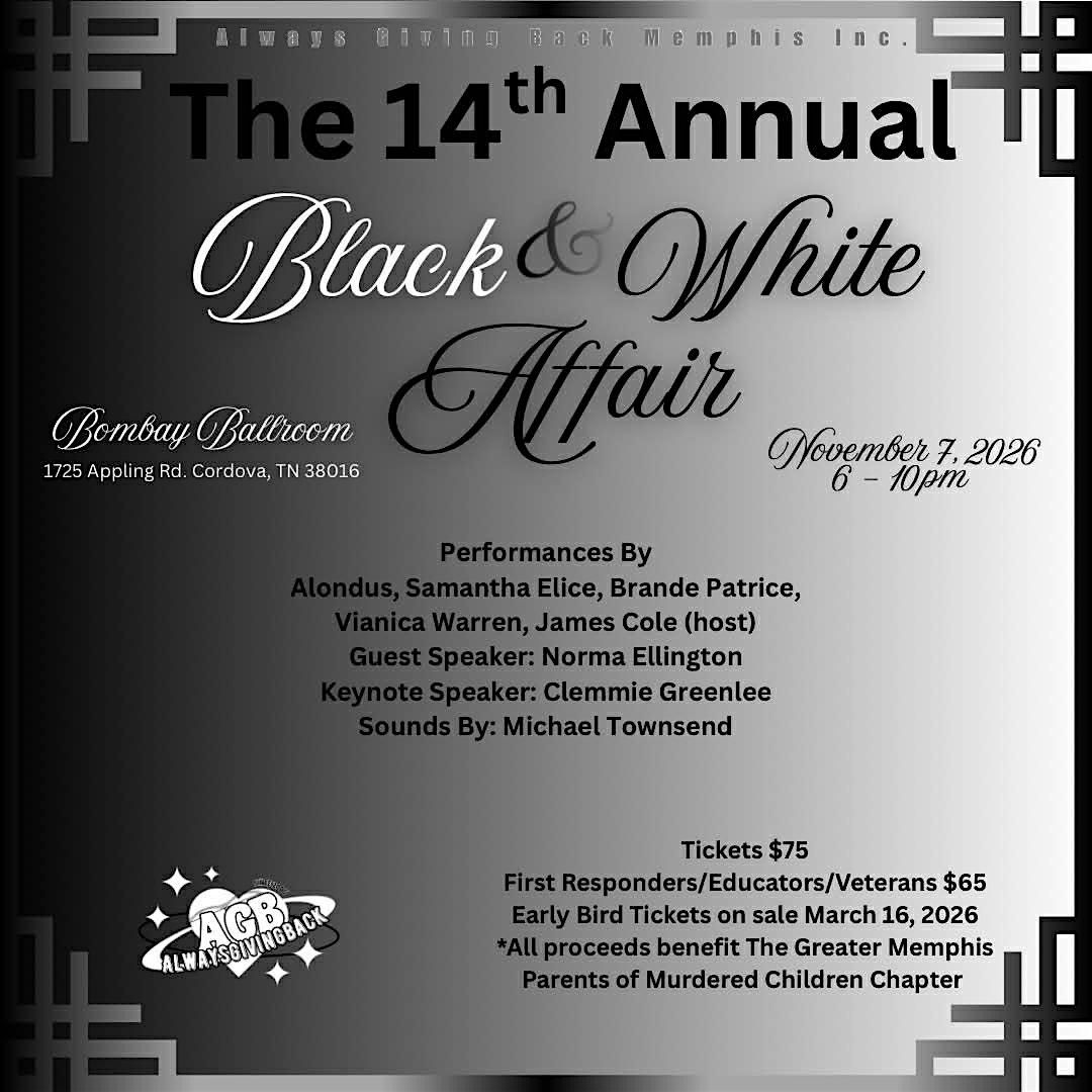 14th Annual Black & White Affair Banquet Fundraiser