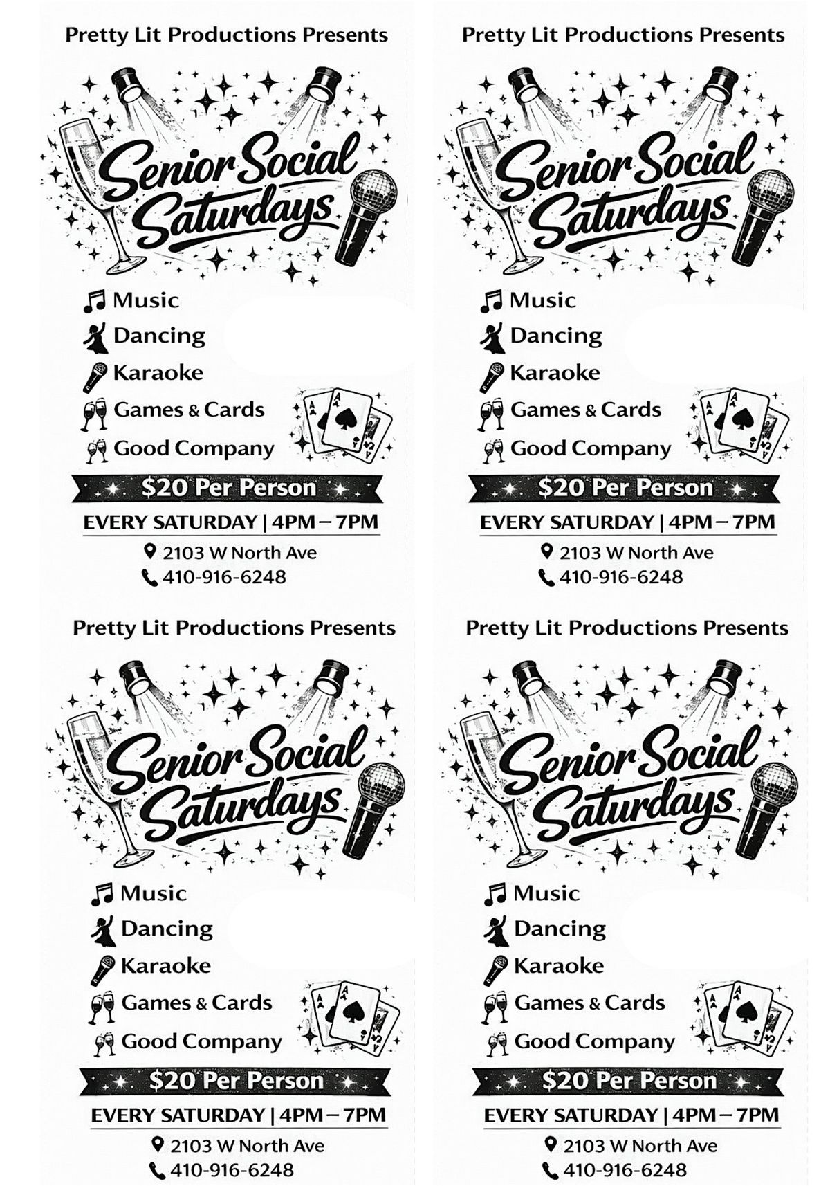 Senior Social Saturdays