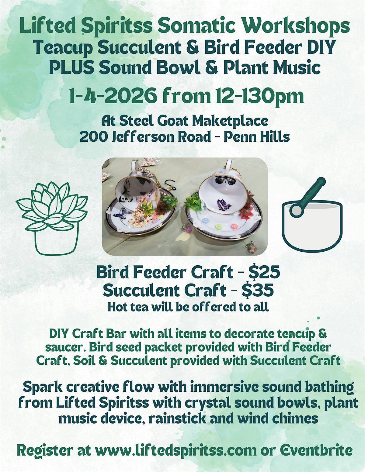 Teacup Crafts & Sound Bathing