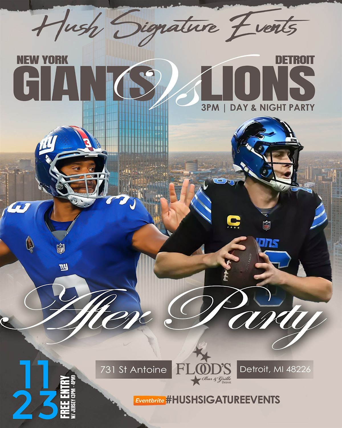 New York Invades the Detroit LIONS