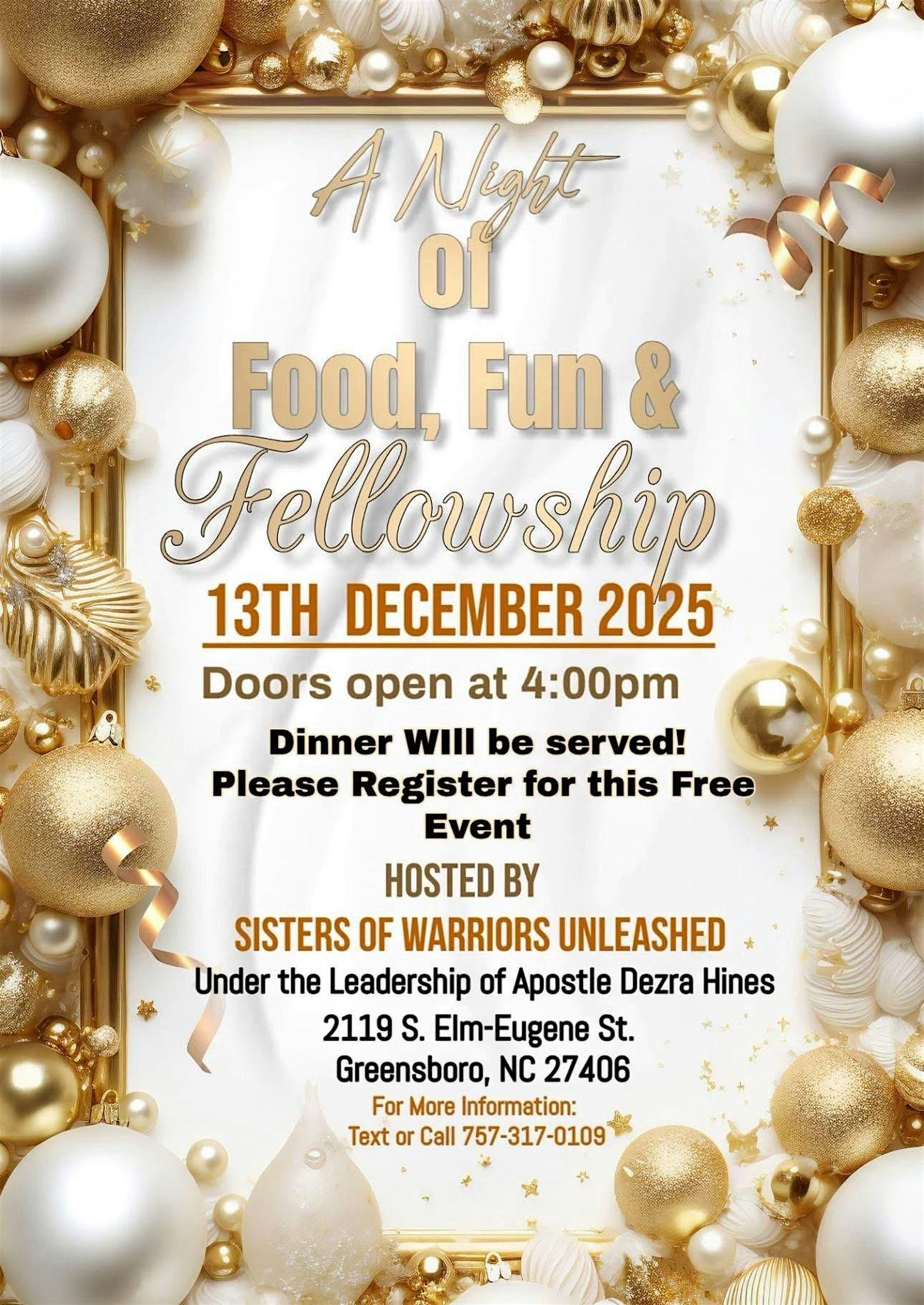 Sister of Warriors Unleashed Night of Fun