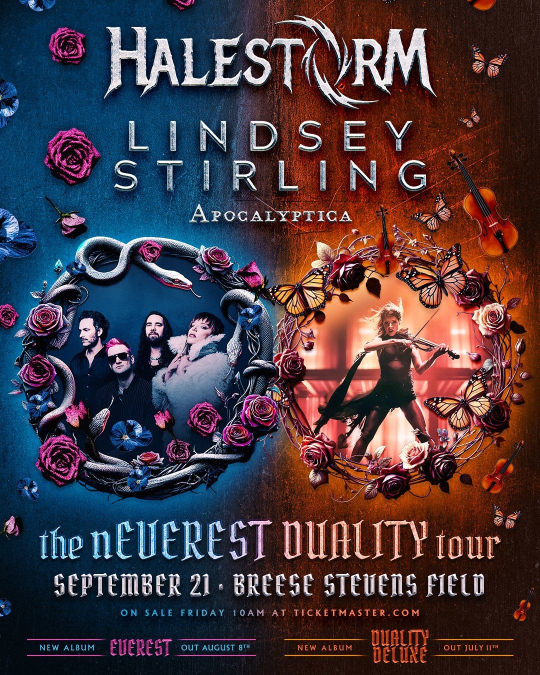 Halestorm and Lindsey Stirling at Azura Amphitheater