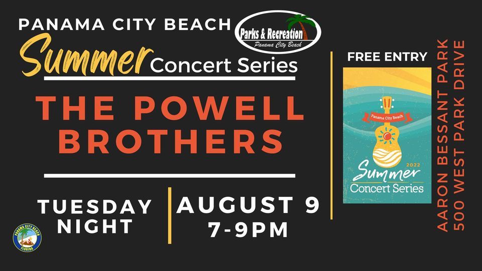 The Panama City Beach Summer Concert Series Presents THE POWELL
